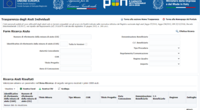 Pubblicazione aiuti e contributi pubblici: dal 1° gennaio 2023 scattano le sanzioni