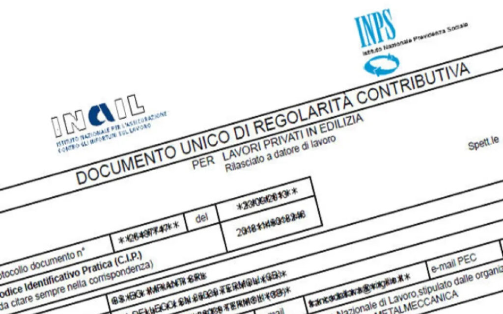 Piattaforma Unica per la verifica e la gestione interattiva della regolarità contributiva.