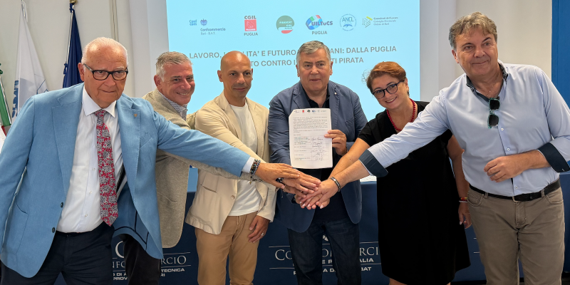 Sottoscritto il protocollo d’Intesa per la Legalità nel Lavoro nel Terziario, Commercio e Turismo